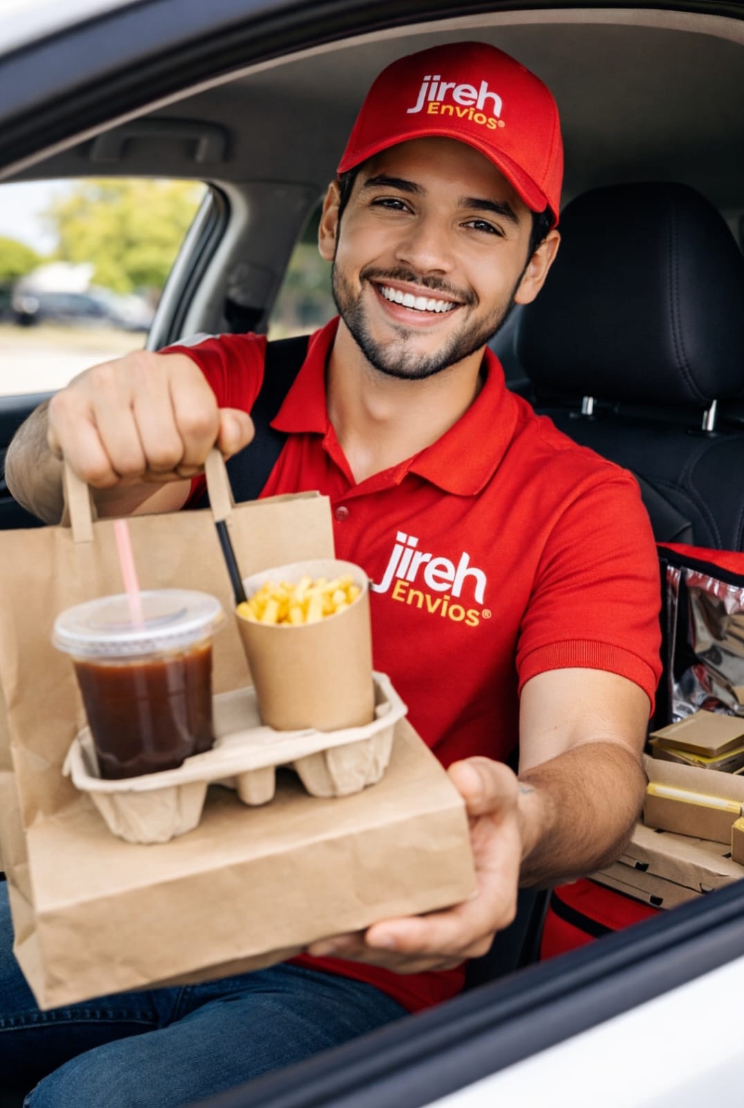 Entrega de comida y bebidas Jireh Envíos